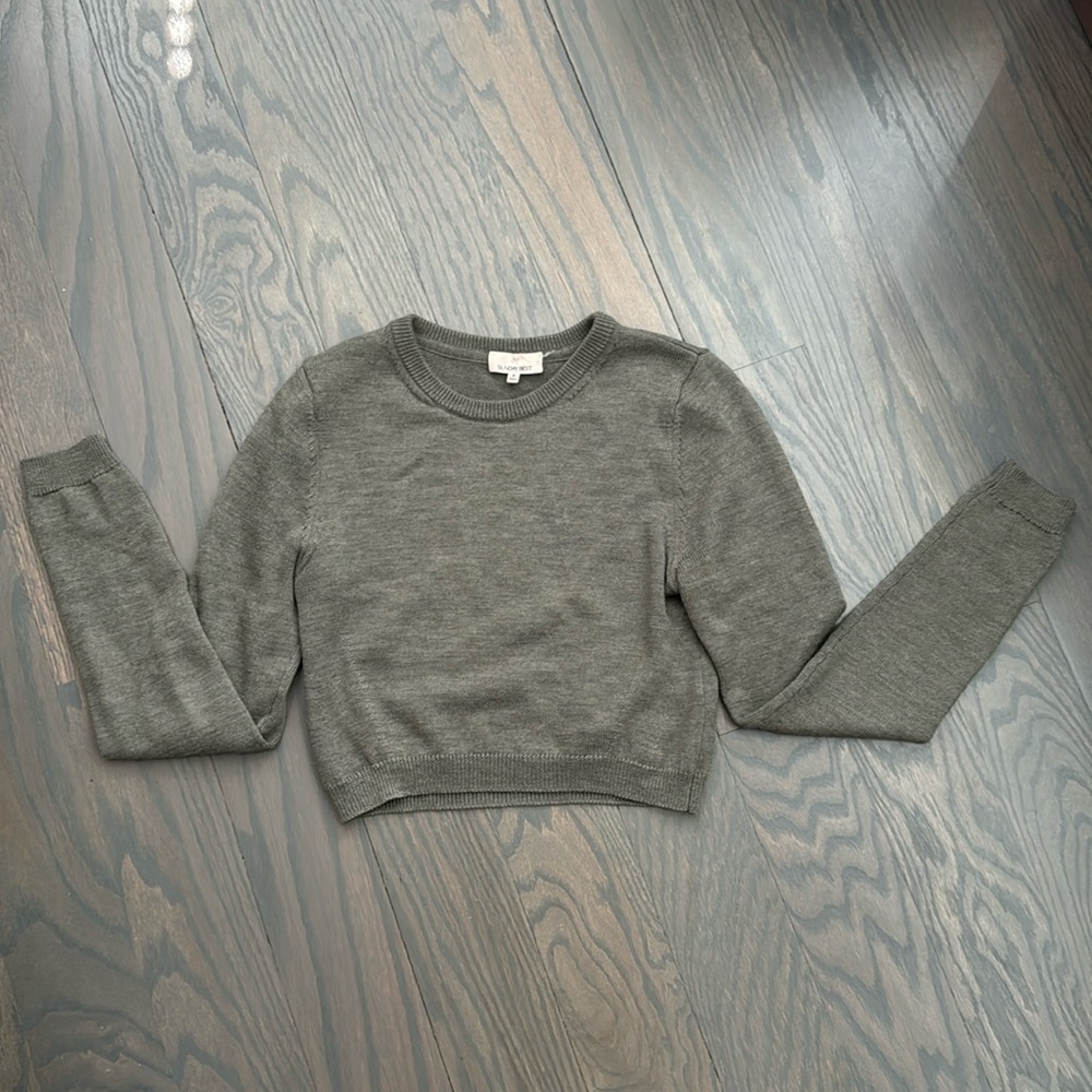Sunday Best (Aritzia) Crop wool Sweater